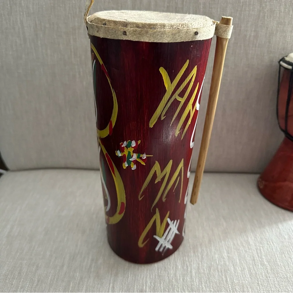 Jamaican Bamboo and Bahamas Djembe Drum Bundle